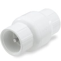 NDS 1001-20 2&quot; PVC F by F 7&quot; Length Spring Check Valve - $39.51 CAD