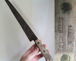 Primitive 1800&#39;s butcher knife antique VERY OLD long 14 7/8&quot; &quot;LOANED NEV... - $74.99