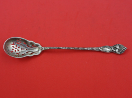 Lily by Watson Sterling Silver Olive Spoon Pierced with Flower Original ... - £85.26 GBP