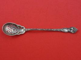 Lily by Watson Sterling Silver Olive Spoon Pierced with Flower Original ... - £80.70 GBP