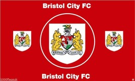 Bristol City Football Club Flag 3x5ft Polyester Banner  Red - £12.65 GBP