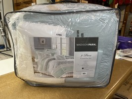 Open package- Madison Park 9 piece Comforter Set King - $73.21