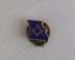 Vintage Missouri Masonic Blue &amp; Gold Tone Lapel Hat Pin - £5.79 GBP