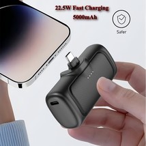 22.5W fast charging, 5000mAh mini portable power bank, USB-C power bank, - $405.95 MXN