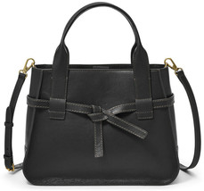 Fossil Willow Satchel Black Leather Crossbody Bag SHB2325001 NWT $248 Retail FS - £102.39 GBP