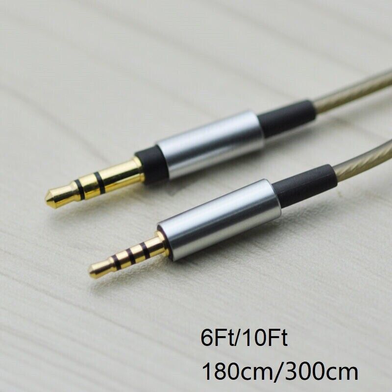 Primary image for Silver coated Audio Cable For JBL Synchros E45BT E50BT E55BT S300 S300i S400BT