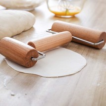 Wooden Pastry Roller with Two Sides - £12.71 GBP