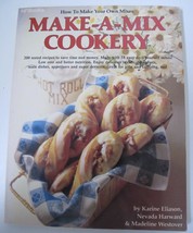 Vintage Make-A-Mix Cookery Cooking Mixes Cookbook 1978 Eliason Harward Westover - £19.91 GBP