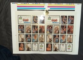 Incredibly Rare 72/1000 Shaquille O’Neal “Shaq Of All Trades” Uncut Sheet  - £137.84 GBP