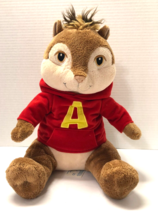 Build A Bear Alvin &amp; The Chipmunks Plush Alvin Chipmunk W/ Red Hoodie 2009 - £14.27 GBP