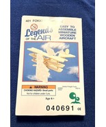 New Legends of the Air 401 Fokker Triplane Sealed Box Wooden Aircraft Mo... - $225.61 MXN
