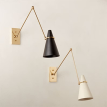 Aldus Ivory Polished Brass Wall Sconce Sputnik Brass Wall Lamp Fixture L... - €104,99 EUR+