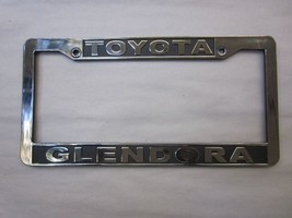 DCH Toyota of Glendora License Plate Frame Dealership Plastic - $17.60
