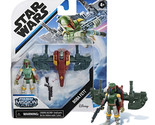 Star Wars Mission Fleet Boba Fett 2.5&quot; Figure &amp; Jetpack MIB - $9.88