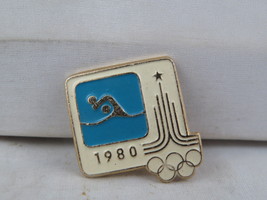 Vintage Summer Olympic Pin - Moscow 1980 Water Polo Event - Stamped Pin - $15.00
