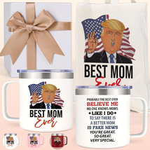 Mothers Day Gifts for Mom Wife, Mothers Day Gifts, 14Oz Best Mom Ever Trump Mug - £19.14 GBP