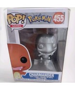 New Funko Pop! #455 Games Pokemon &quot;Charmander&quot;  Silver Metallic Vinyl Fi... - $254.25 MXN