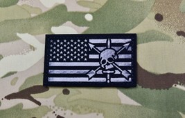 Infrared Blackout IR US Flag Patch 3.5&quot; x 2&quot; Special Forces CIF Green Beret CIF - £17.53 GBP