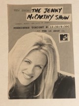 The Jenny McCarthy Show Tv Guide Print Ad MTV TPA8 - £4.63 GBP
