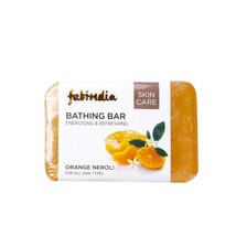 Fabindia de Nombreux 2 Orange Néroli Bain Barre 100gm Souple Hydraté Peau Visage - £13.75 GBP