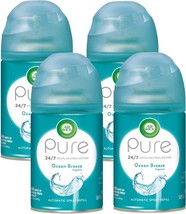 Air Wick Pure Freshmatic 4 Refills Automatic Spray- Ocean Breeze- Air Freshener- - £54.15 GBP
