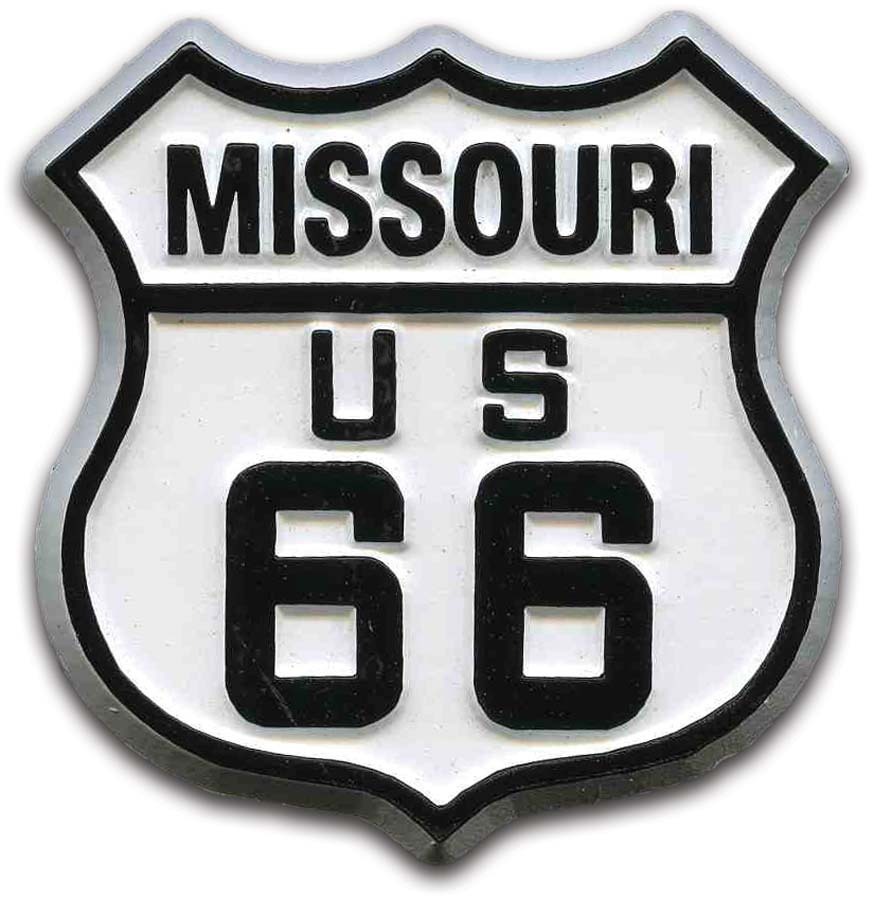 Route 66 Missouri Road Sign Fridge Magnet - $7.99