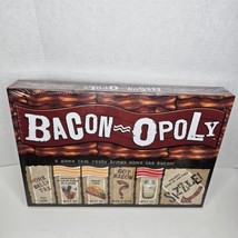 Bacon-Opoly A Bacon Themed Monopoly Board Game Baconopoly Bacon Lovers Sealed - £13.13 GBP