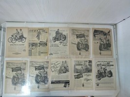 1945-1969 Harley Davidson Magazine Article Clippings Vintage (Lot #4) - £57.19 GBP