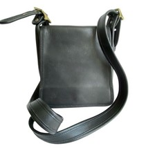 Coach Vtg Crossbody Bag Legacy Medium Studio Flap Black Leather 9145 Y2K - £77.40 GBP