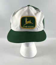 Vintage John Deere Snapback Trucker Hat Louisville Mfg. Green Logo Patch... - $98.99
