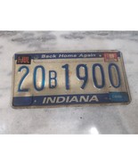 Vintage 1989 Indiana &quot;Back Home Again&quot; License Plate 20B1900 Expired Elk... - €5,97 EUR