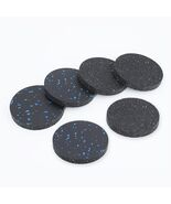 U MAX Exercise Equipment Pads Anti Vibration 4.7x0.6in Black 6pc - €18,30 EUR