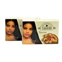 Organic Essence Tamarind Brightening Soap with Tamarind &amp; Aloe Vera 2 pack - £12.63 GBP