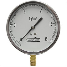Versa V4301YEI4 Pressure gauge 15 kg/cm² 4.5 LM Dry Gauge 1/4&quot; NPT - $3,382.40 MXN