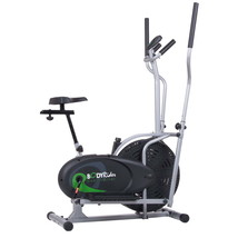 Elliptical Trainer Stationary Exercise Bike 2 in1 LCD Display Home Fitness Gym - £268.85 GBP