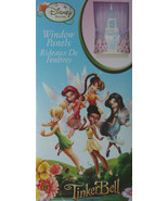 DISNEY TINKERBELL FAIRIES FLY LIKE THE WIND PURPLE DRAPES WINDOW TREATME... - $52.69 CAD