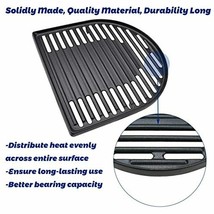 BBQ Cast Iron Grill Cooking Grates Grid for Coleman Roadtrip Swaptop LX LXE LXX - £42.59 GBP