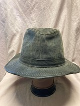Vintage Indiana Jones Movie Cowboy Hat Disney Black Fedora (Men&#39;s Extra Large) - £156.90 GBP