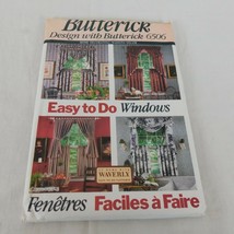 Butterick 6506 Waverly Home Window Treatments Easy To Do Cafe Curtains Uncut Vtg - £4.67 GBP