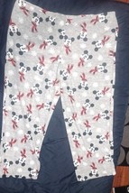 Women&#39;s Plus Size Holiday Mickey Mouse Fleece Matching Family PJ Pants G... - $12.99