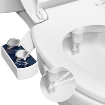 Hibbent Bidet Attachment For Toilet, Toilet Seat Bidet, Dual Self-Cleaning, Blue - $42.99