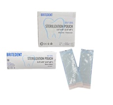BRITEDENT Self Seal 3.5 x 10 Sterilization Pouches 2000/Bx BSI-1035-10 - £59.43 GBP