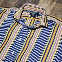 Polo Ralph Lauren Westerton Multicolor Stripe Button Down Shirt L Long S... - $747.09 MXN