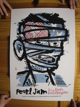 Pearl Jam Poster Silkscreen Ireland UK 2006 Worldwide Tour Reading Festival - $274.23