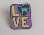 Love The World Colorful Enamel Lapel Hat Pin - £5.04 GBP