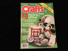 Crafts Magazine August 1986 Top of the Line Designs to Quench Every Craft Cravin - $10.00