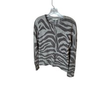 Equipment zebra print cashmere pullover -small - $45.00