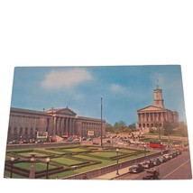 Postcard War Memorial Square Nashville TN Chrome Unposted - £5.53 GBP