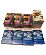 x18 Mix Lot NOS T-120 Blank VHS Tapes Sealed Polaroid Gemini Maxell - £38.87 GBP
