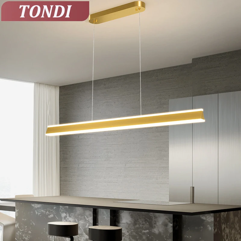 Nordic LED Modern Dining Table Bar Chandelier Simple Luxury Original Design - $173.90+